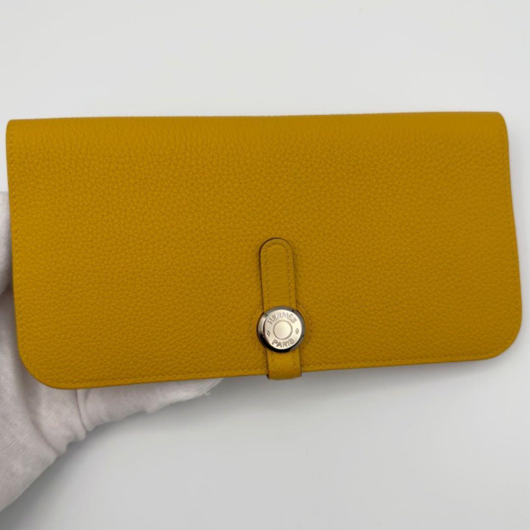 ギフト対応　国内正規品　エルメス財布　ドゴンレクトヴェルソ　ドゴンロング