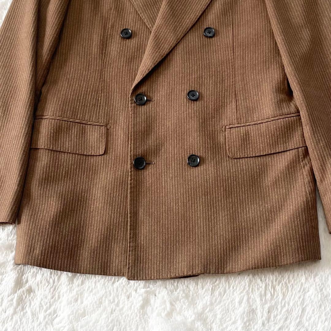 【極美品】スーツセレクト マルゾット ダブル セットアップ ブラウン Mサイズ