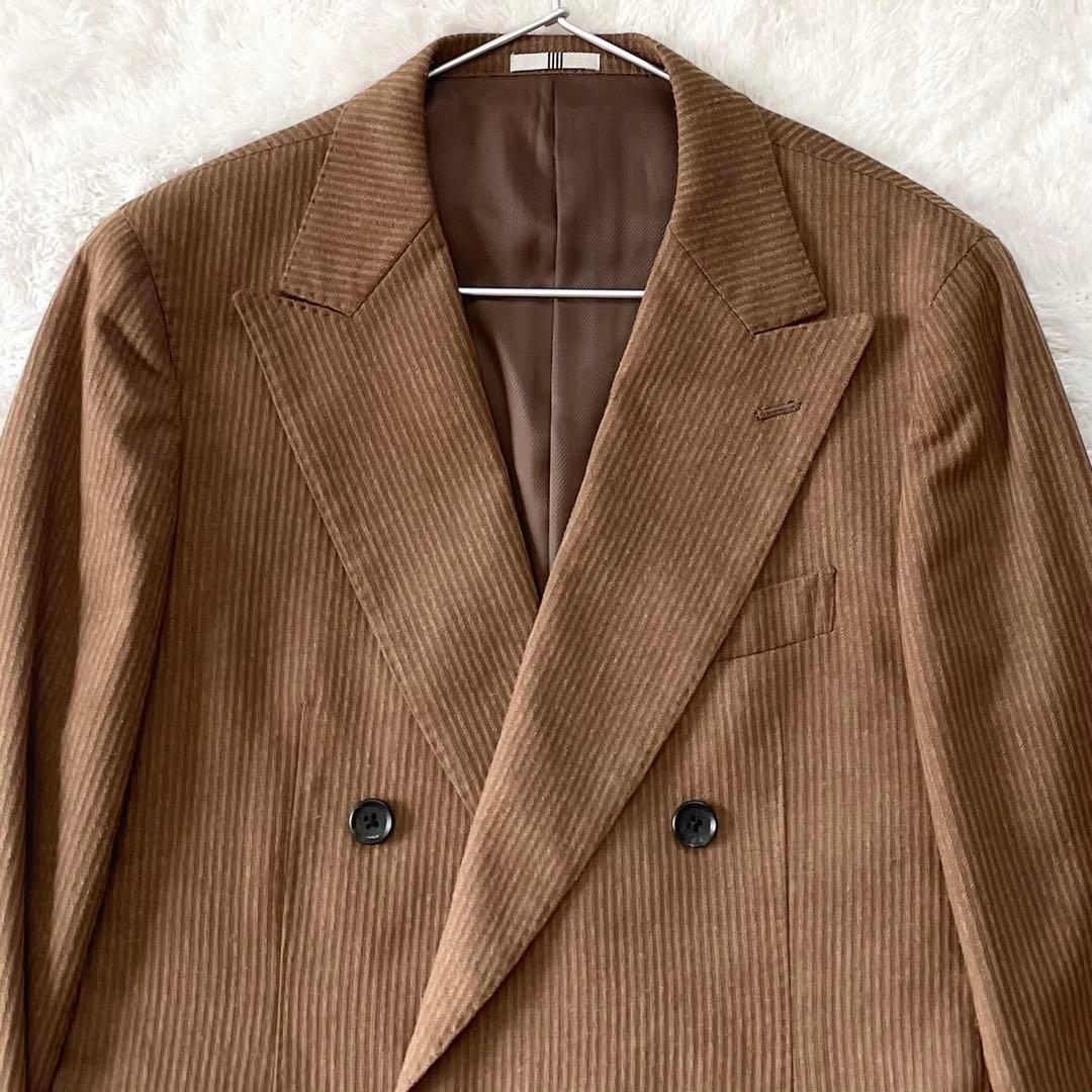 【極美品】スーツセレクト マルゾット ダブル セットアップ ブラウン Mサイズ