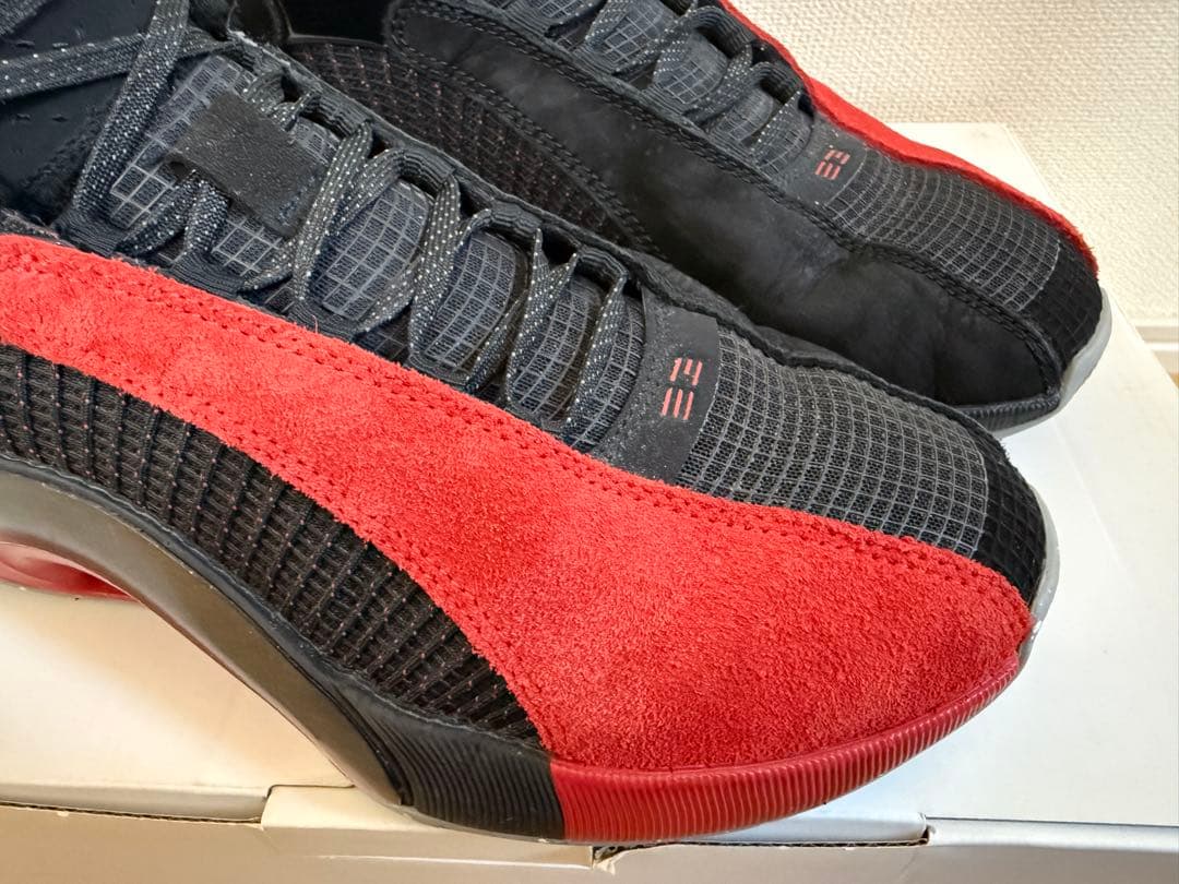 エアジョーダン 35ブラック/レッド 八村モデル