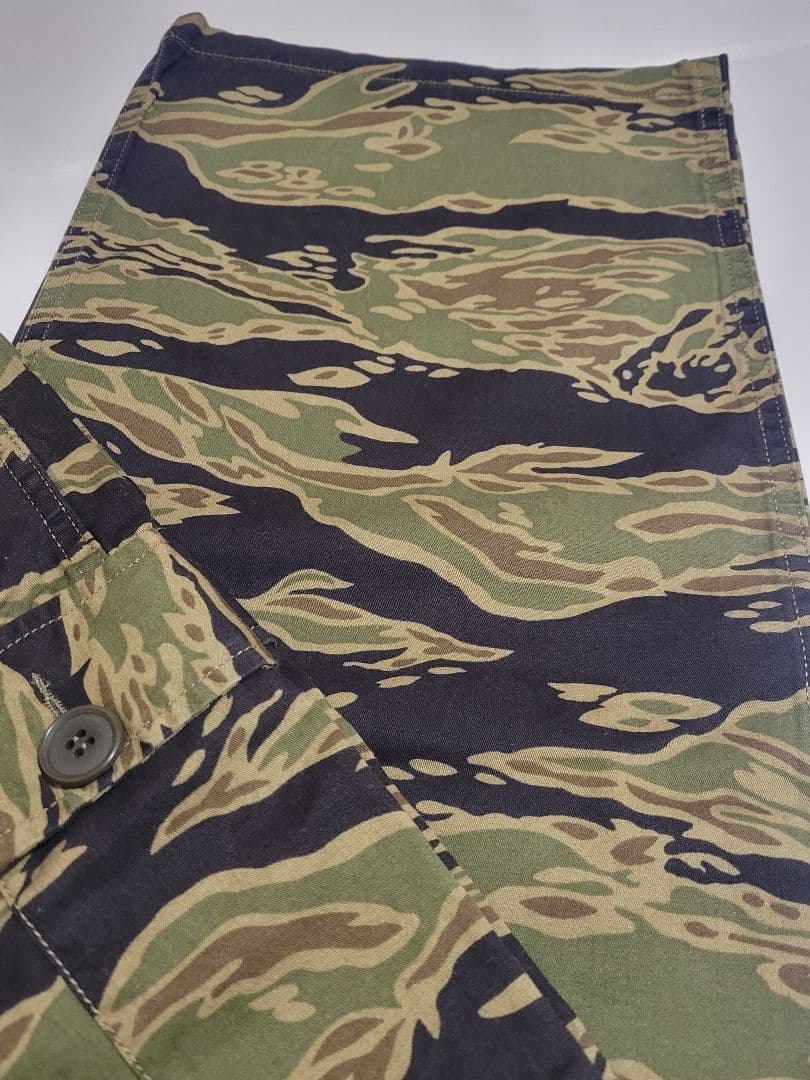 WAIPER.inc 米軍 タイガーストライプ カモ カーゴ トラウザー L