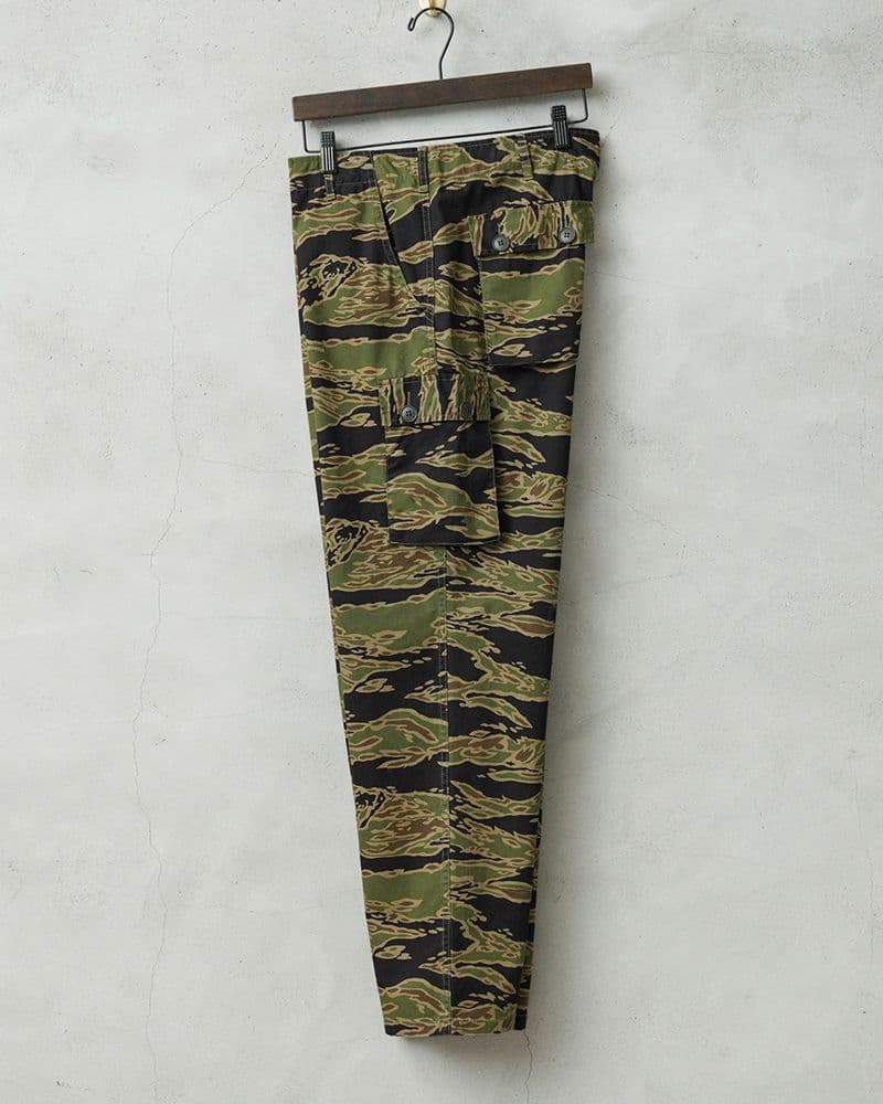 WAIPER.inc 米軍 タイガーストライプ カモ カーゴ トラウザー L