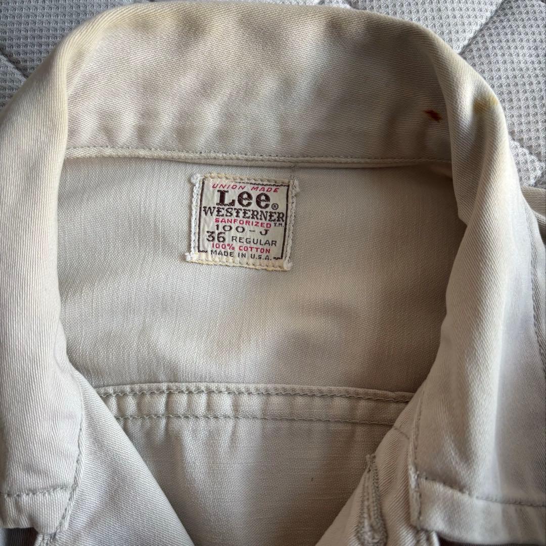 T*様 60s lee リー ウエスターナー ジャケット usa製　100-J