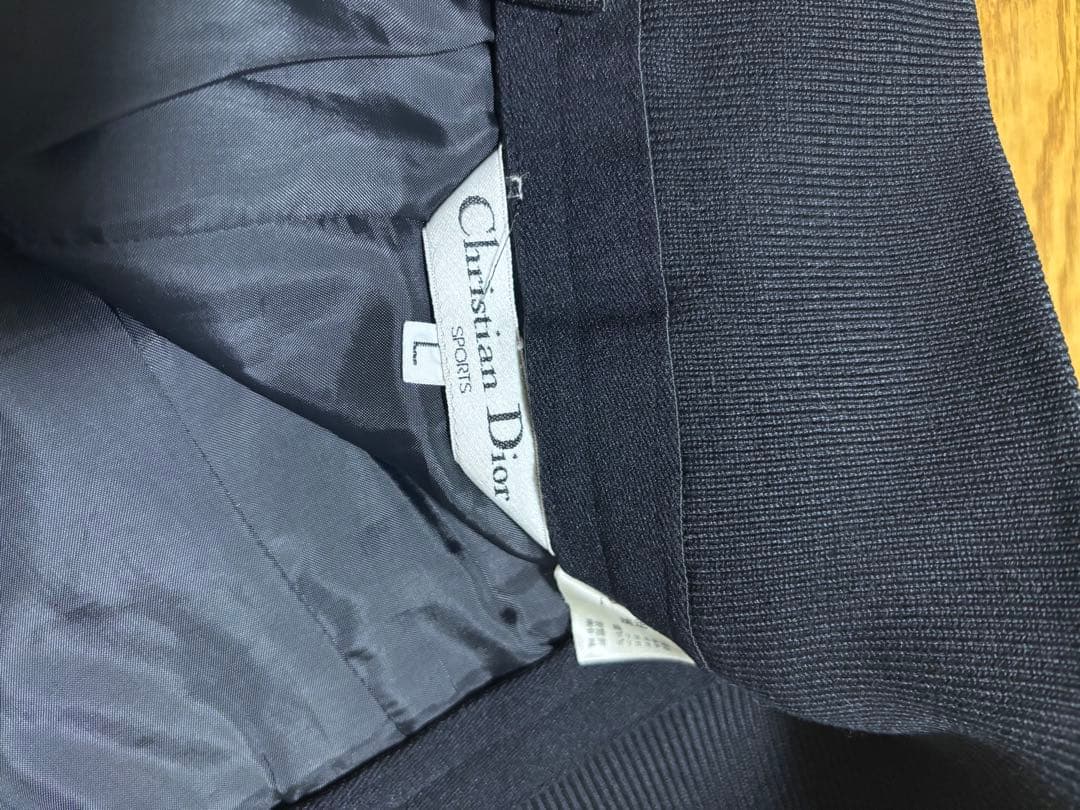 クリスチャンディオール　ハーフパンツ　キルティング　中綿　保温　ゴルフ