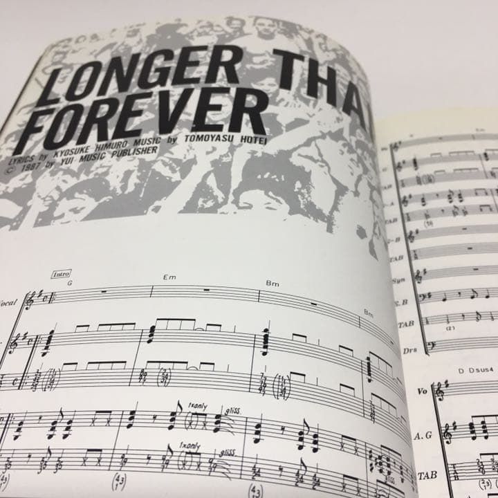 BOØWY　PSYCHOPATH　バンドスコア