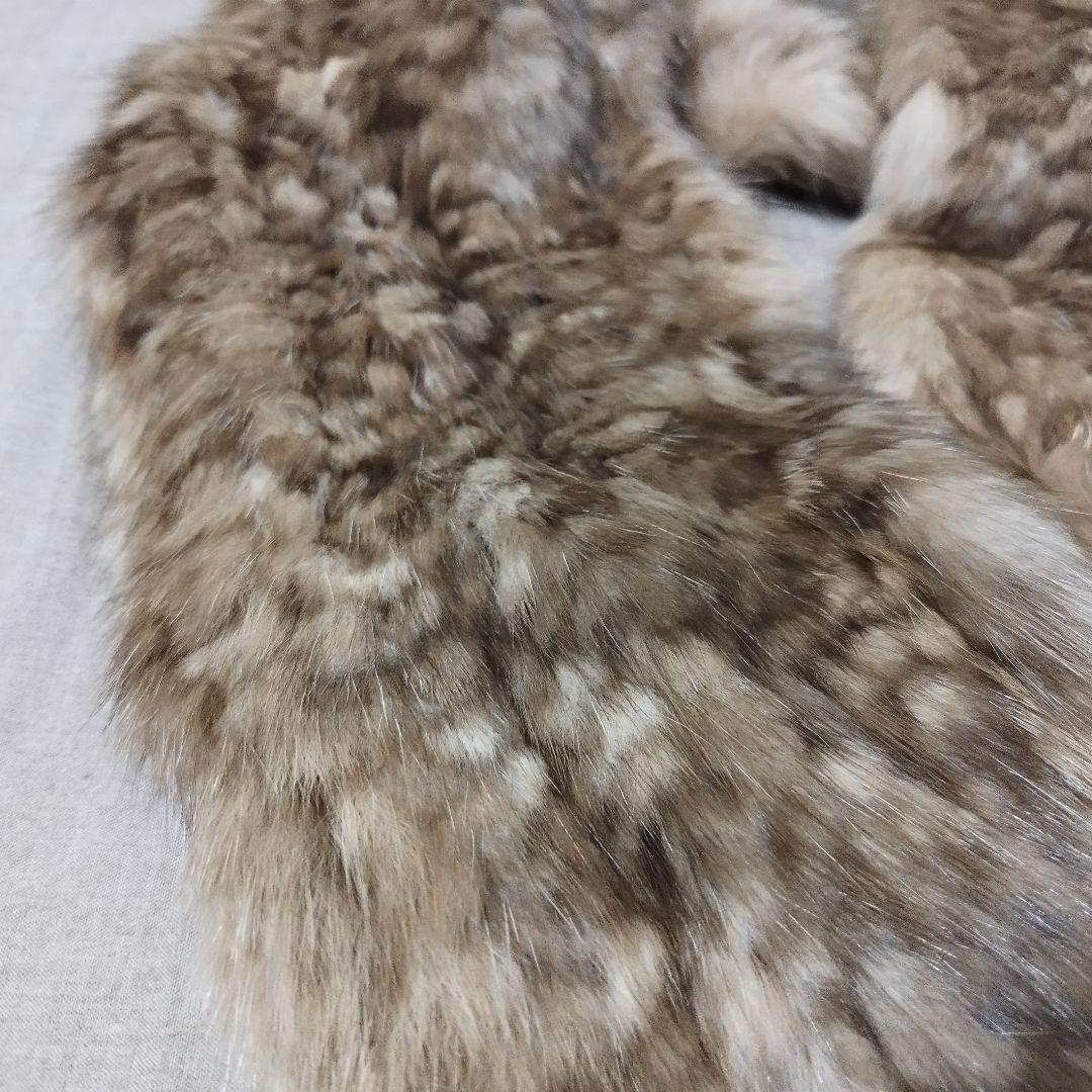 【定価13万／未使用タグ付】ロシアンセーブル マフラー ショール フリンジ