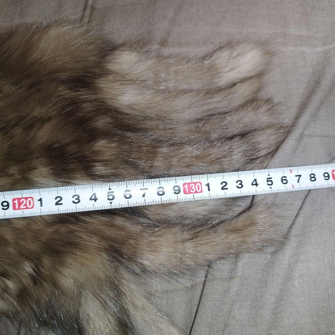 【定価13万／未使用タグ付】ロシアンセーブル マフラー ショール フリンジ