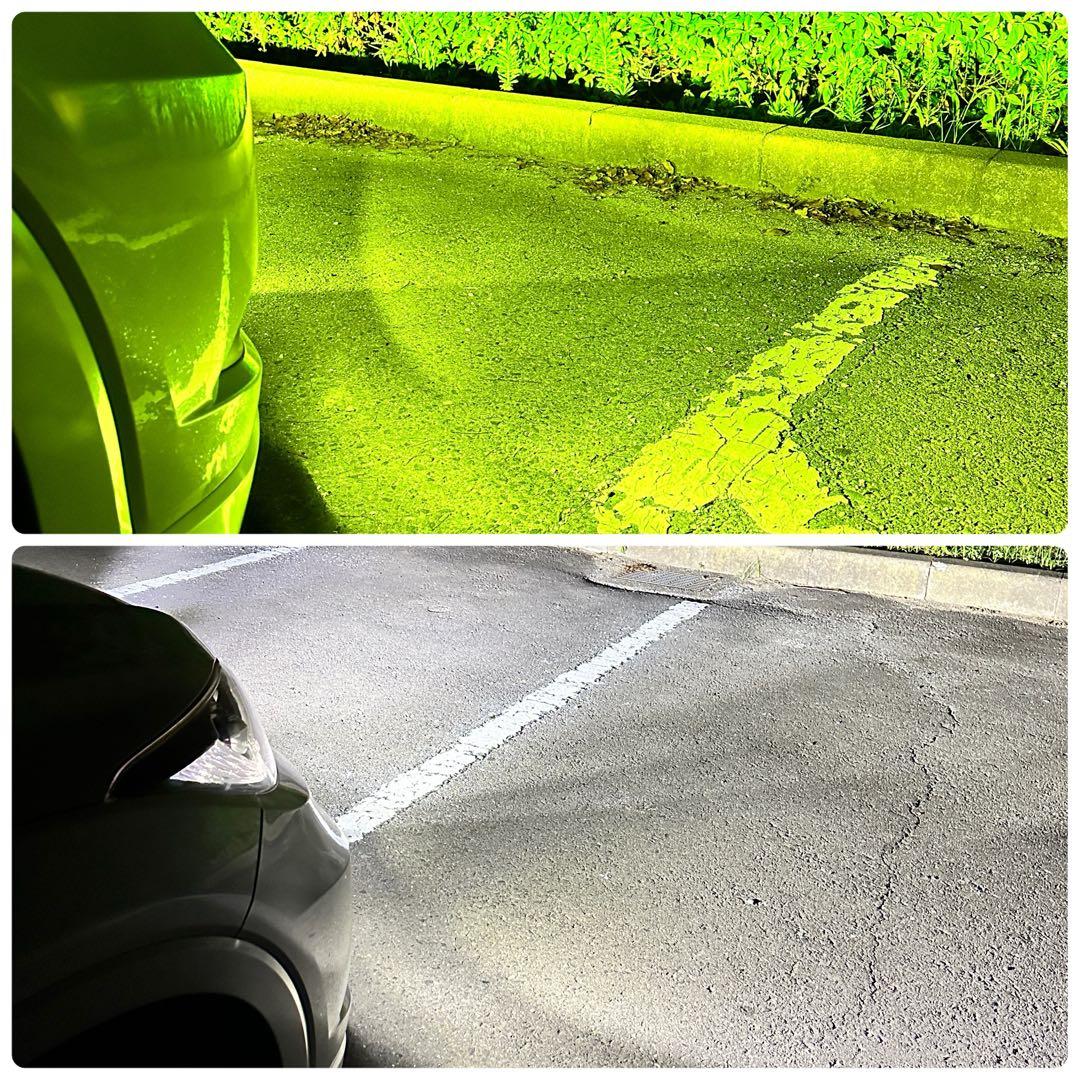 【maru】L1B用　ライム ホワイト フォグランプ2色切替