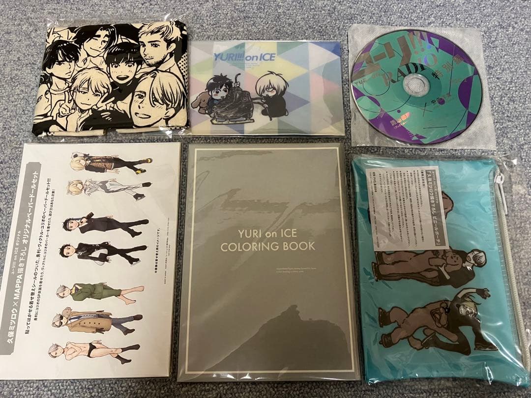 ユーリ!!! on ICE DVD セット 収納Box & 特典付き