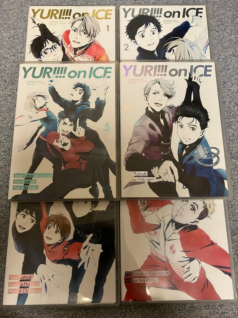 ユーリ!!! on ICE DVD セット 収納Box & 特典付き