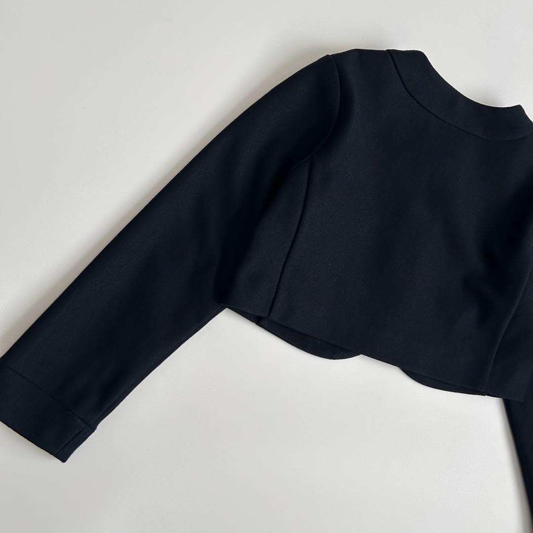 一回のみ使用ケイトスペードセレモニー用カーディガントドラーボレロジャケット130