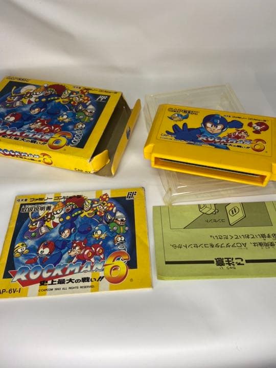 箱付き！　ロックマン6 ファミコン