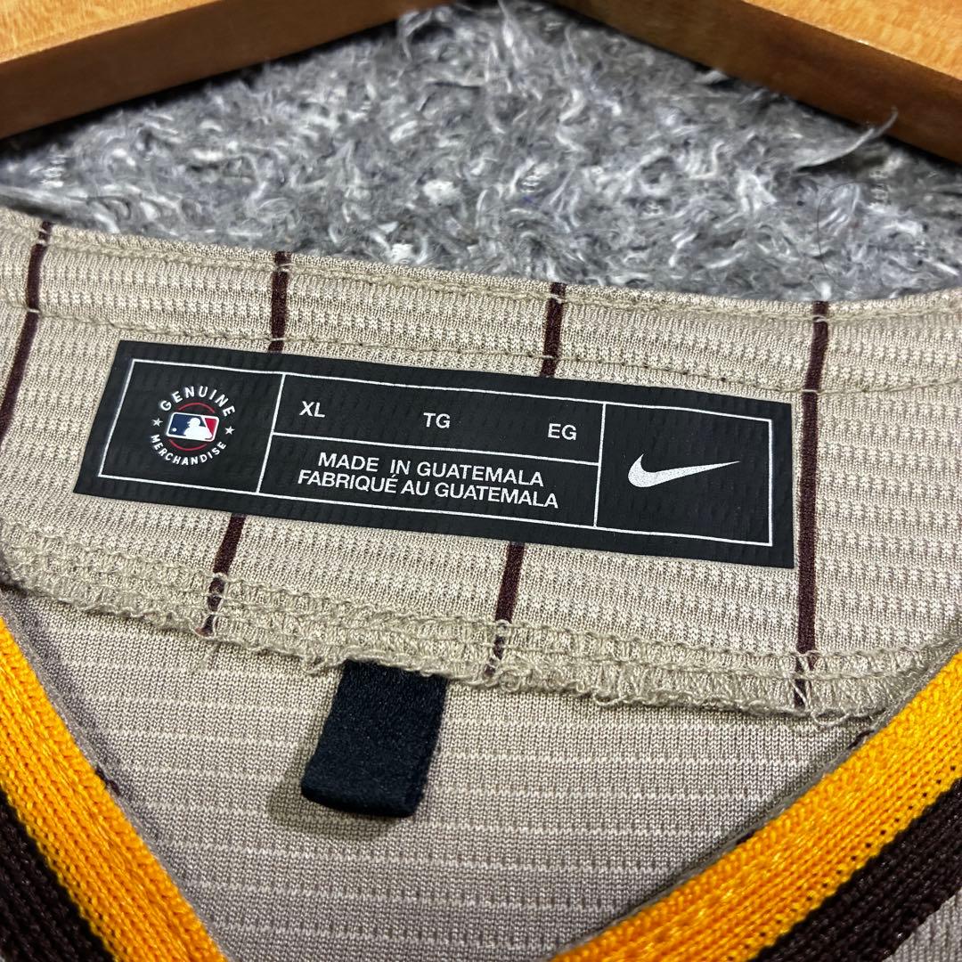 【美品】NIKE パドレス ダルビッシュ #11 レプリカ XL 限定色 タン