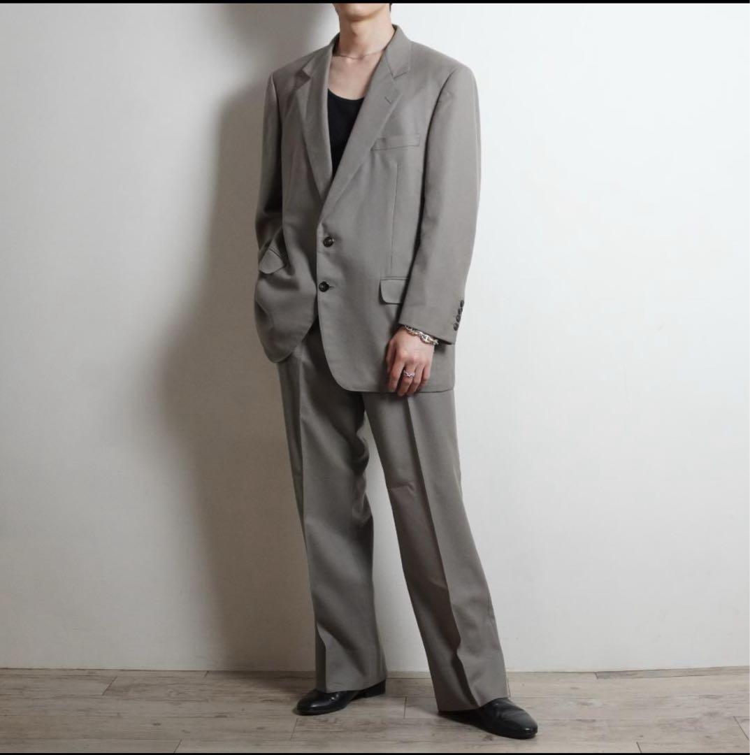 希少 GIVENCHY シングルウールセットアップスーツベージュ/FW357