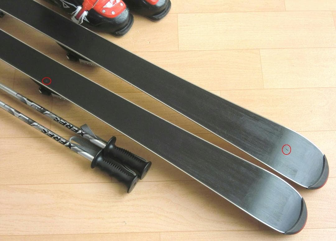 ■■送料無料■HEAD■ジュニア用スキー4点セット■板137靴24■WAX済■■