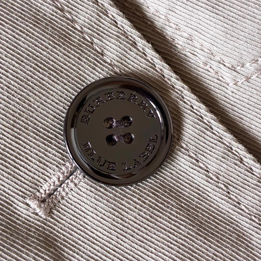 バーバリーブルーレーベル　ジャケット　ショートトレンチ　ホース刺繍　ベルト付き