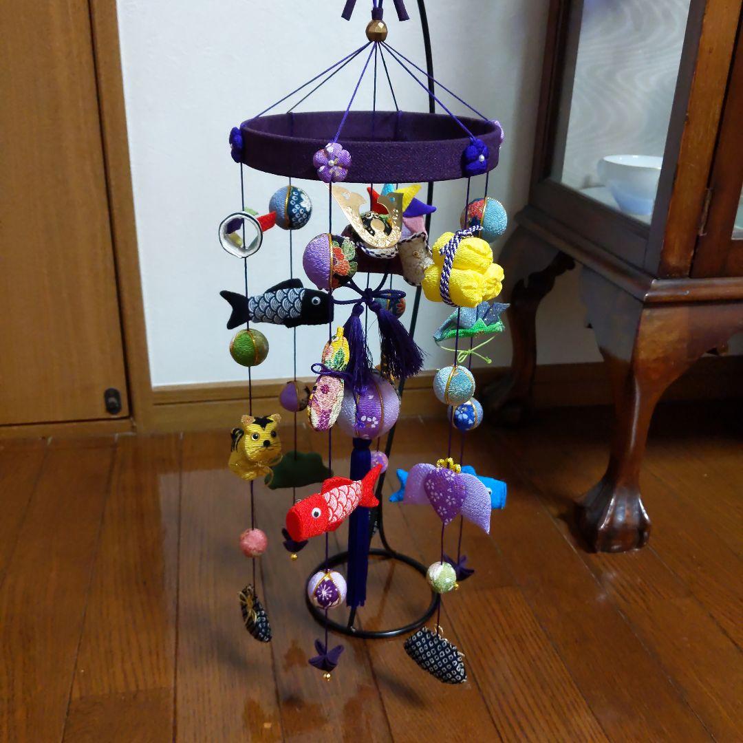 ちりめん細工　端午の節句下げ飾り　2点 ぼん