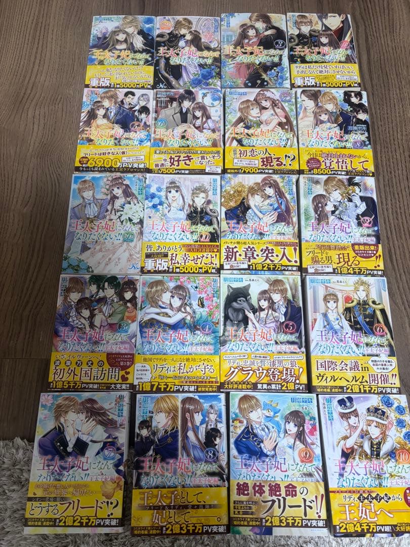 王太子妃になんてなりたくない‼︎ 文庫版20冊セット