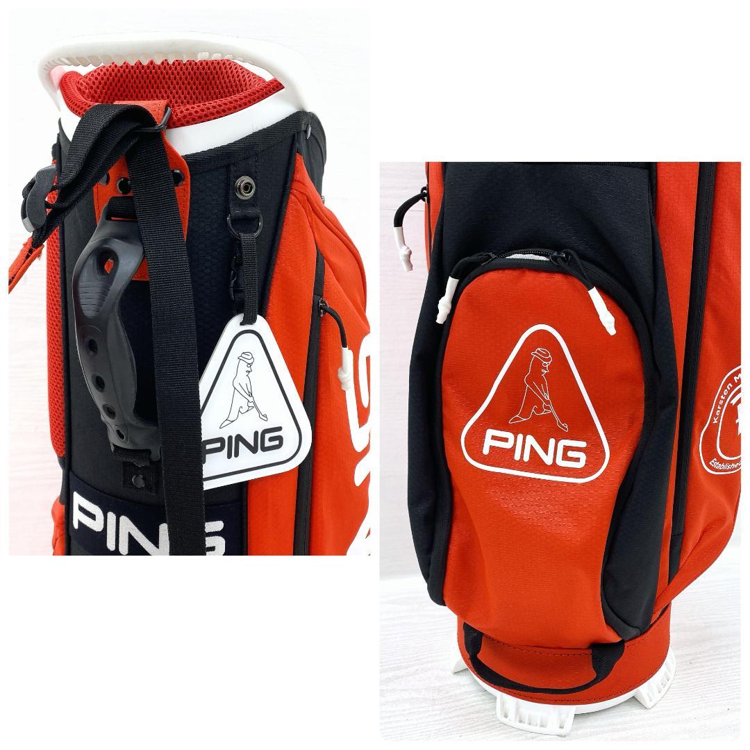 【美品‼】 PING CB-P2305 ヘザー キャディバッグ ゴルフ