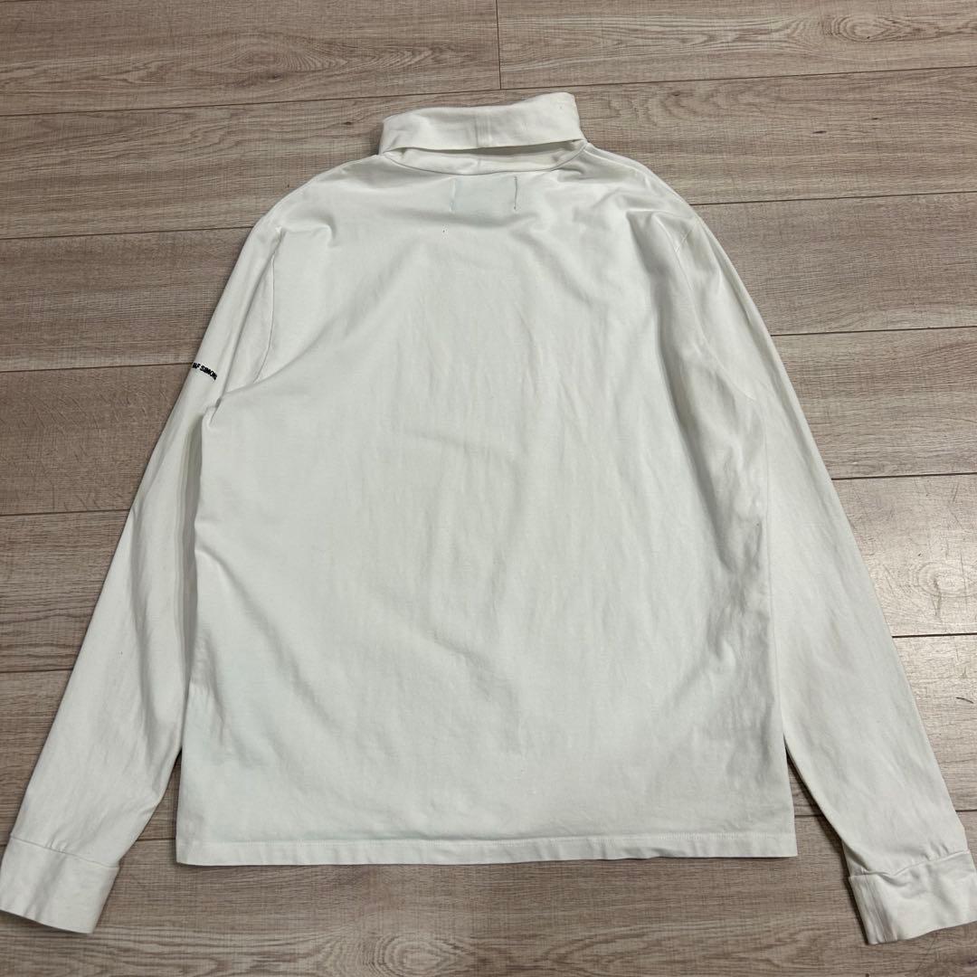ラフシモンズ フレッドペリー タートルネック XL ホワイト