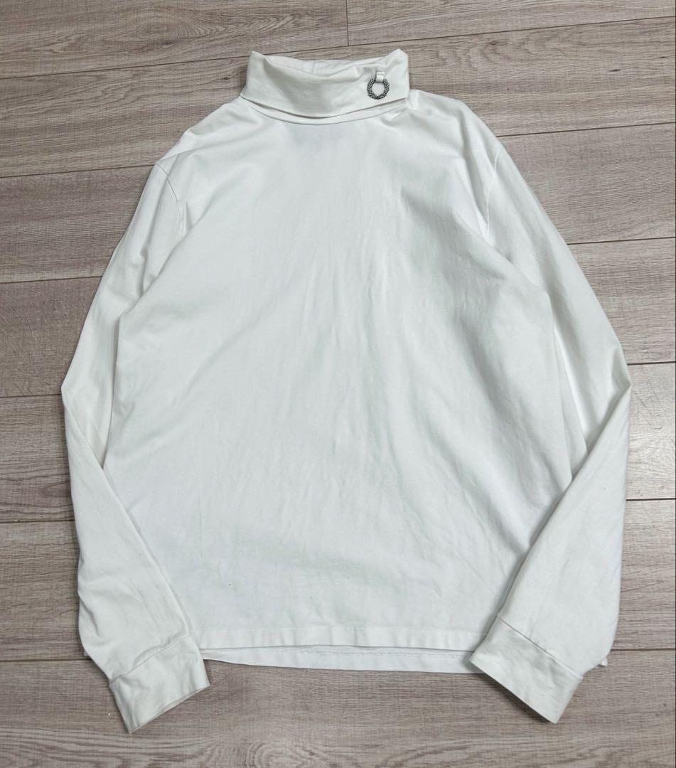 ラフシモンズ フレッドペリー タートルネック XL ホワイト