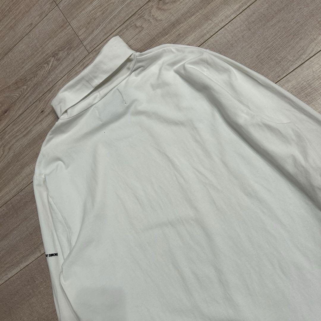 ラフシモンズ フレッドペリー タートルネック XL ホワイト