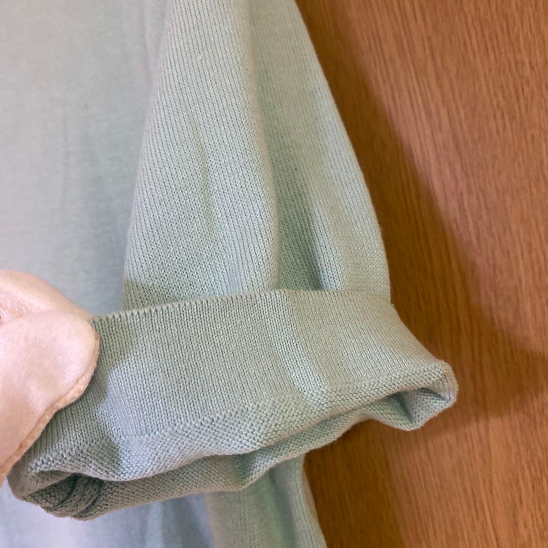 【送料無料】 HERMES エルメス シルク スカーフ柄 切替ポロシャツ M