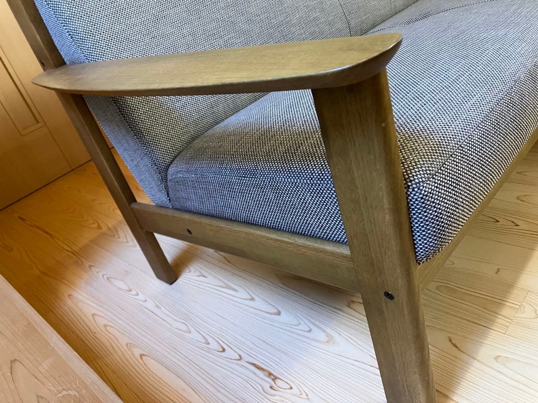 カリモク　ソファ　チターノ　2シーター　無印　北欧　木製　ウニコ　参考価格14万