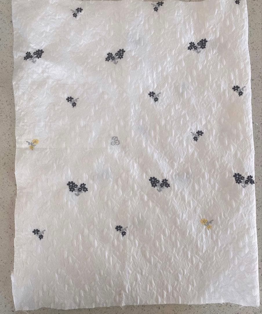 期間限定お値下げ中。ホワイト花柄ロングドレス　bibiy. タグあり確実正規品