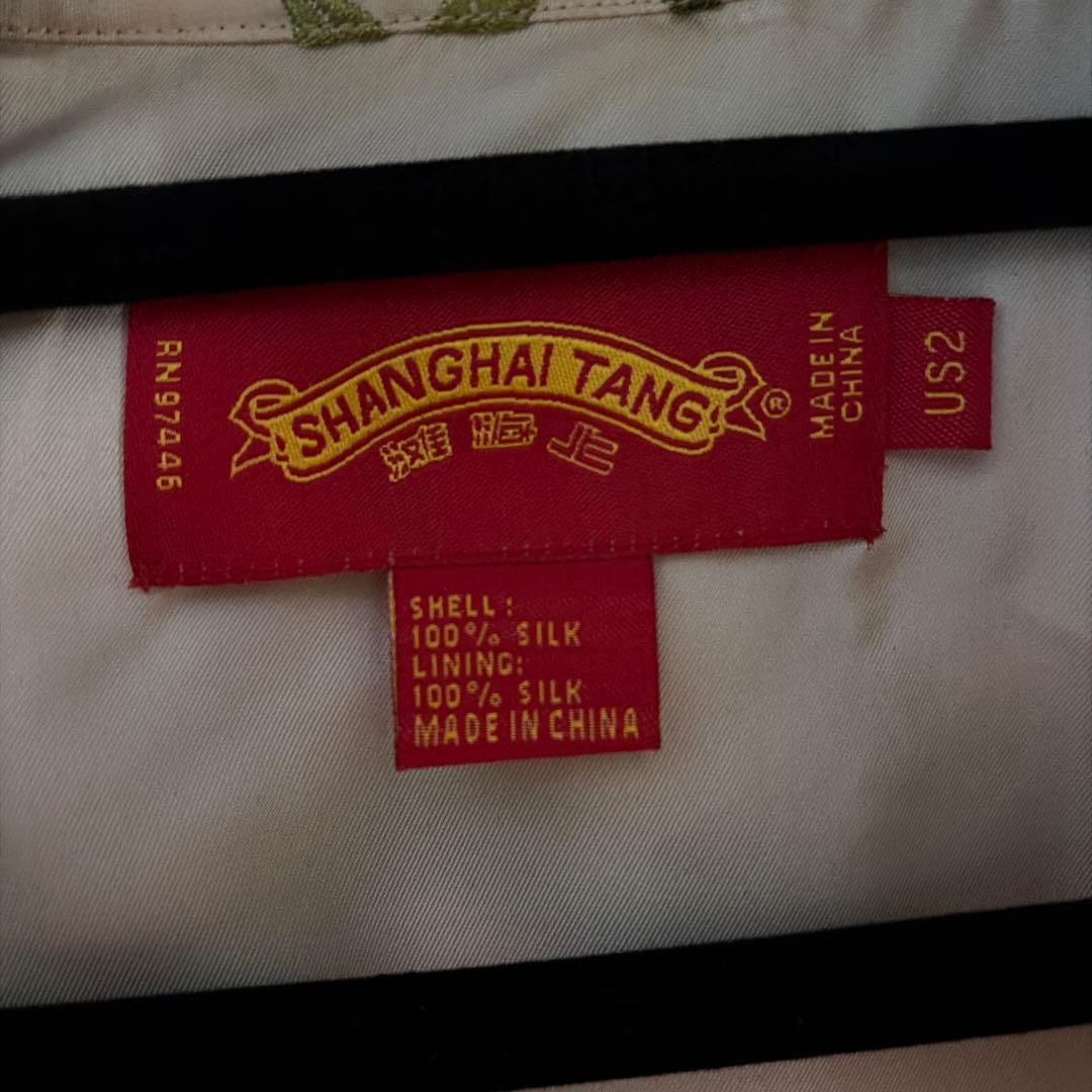 SHANGHAI TANG シルク花柄ジャケット US2
