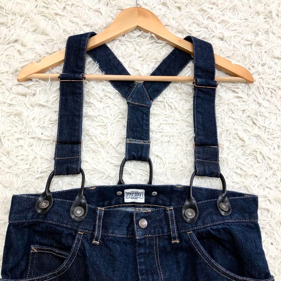 【美品】 FRAMeWORK PAYDAY サスペンダー オーバーオール 36