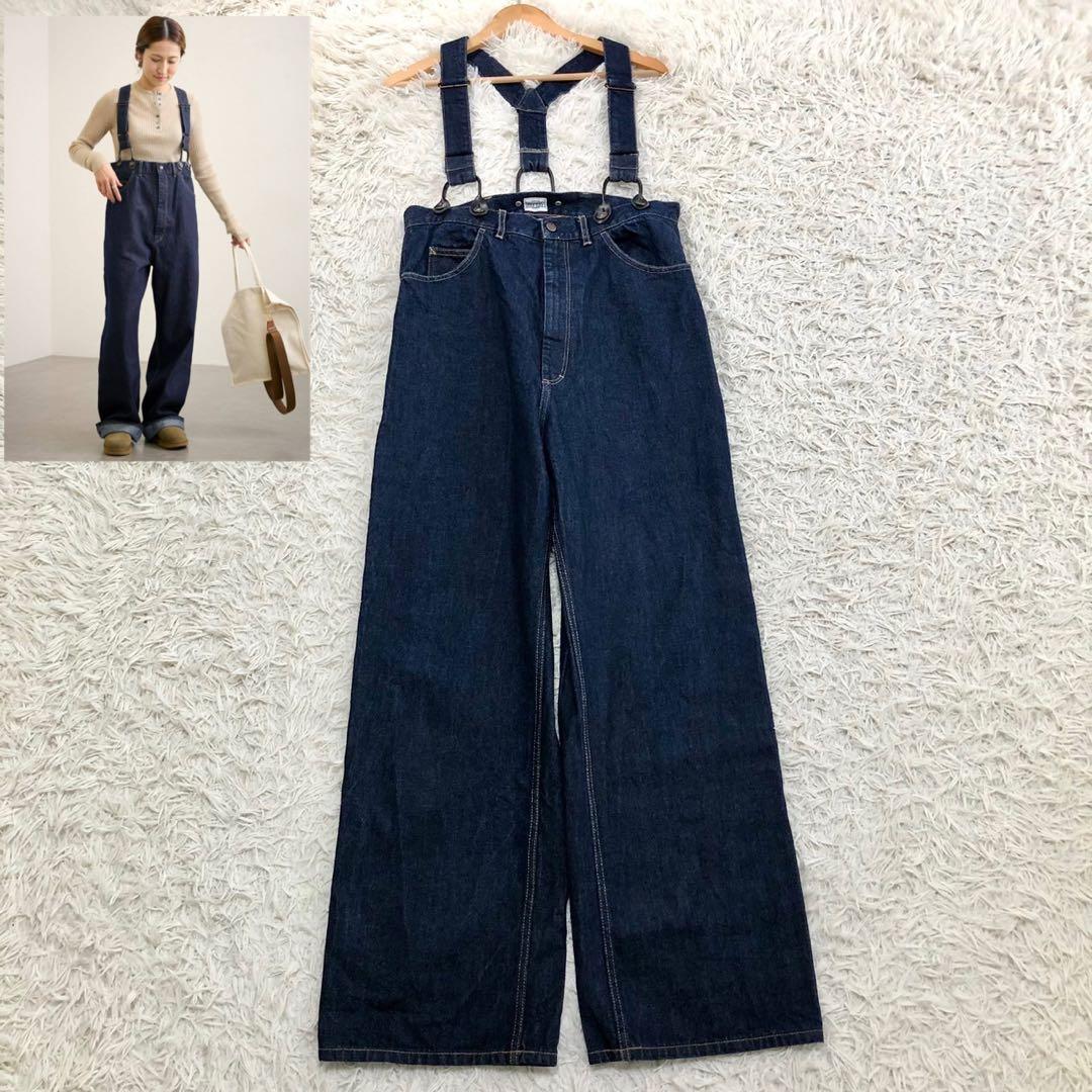 【美品】 FRAMeWORK PAYDAY サスペンダー オーバーオール 36