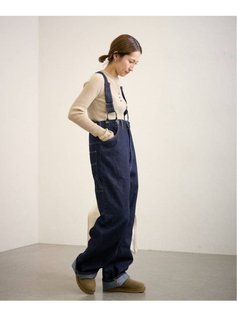 【美品】 FRAMeWORK PAYDAY サスペンダー オーバーオール 36