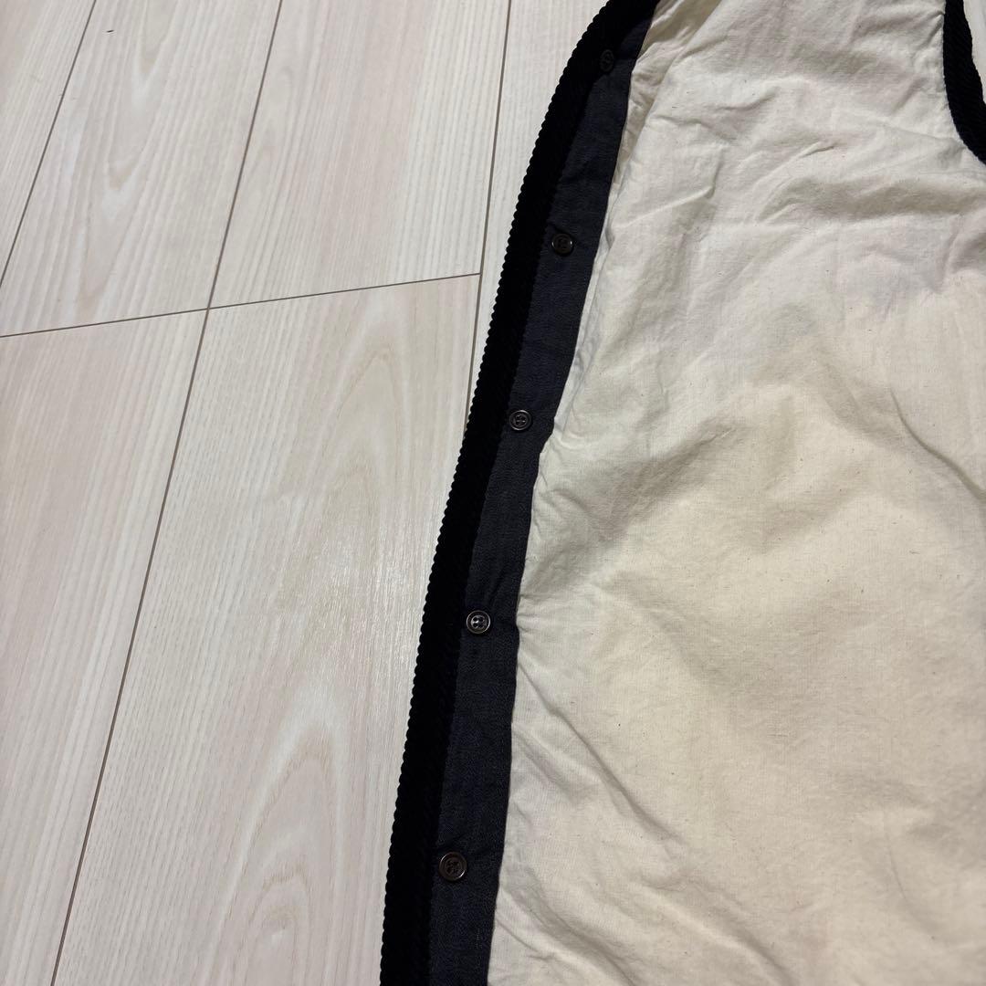 45R キルティング　ベスト　サイズ4 チャコールグレー　美品