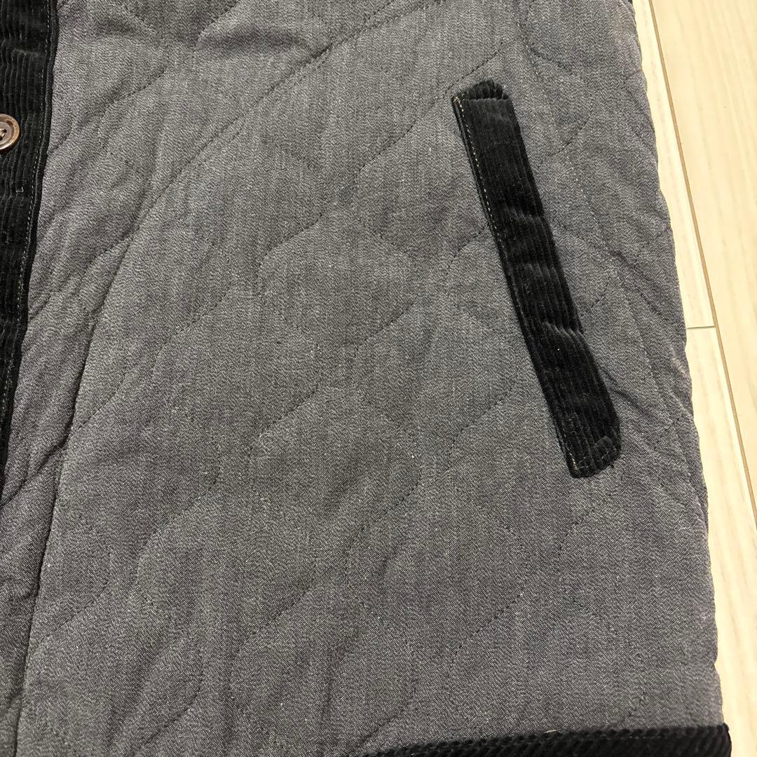 45R キルティング　ベスト　サイズ4 チャコールグレー　美品