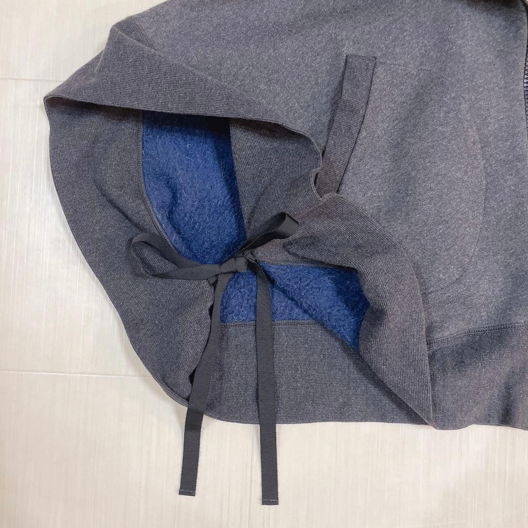 sacai luck サカイラック ポンチョ ケープコート フード付き