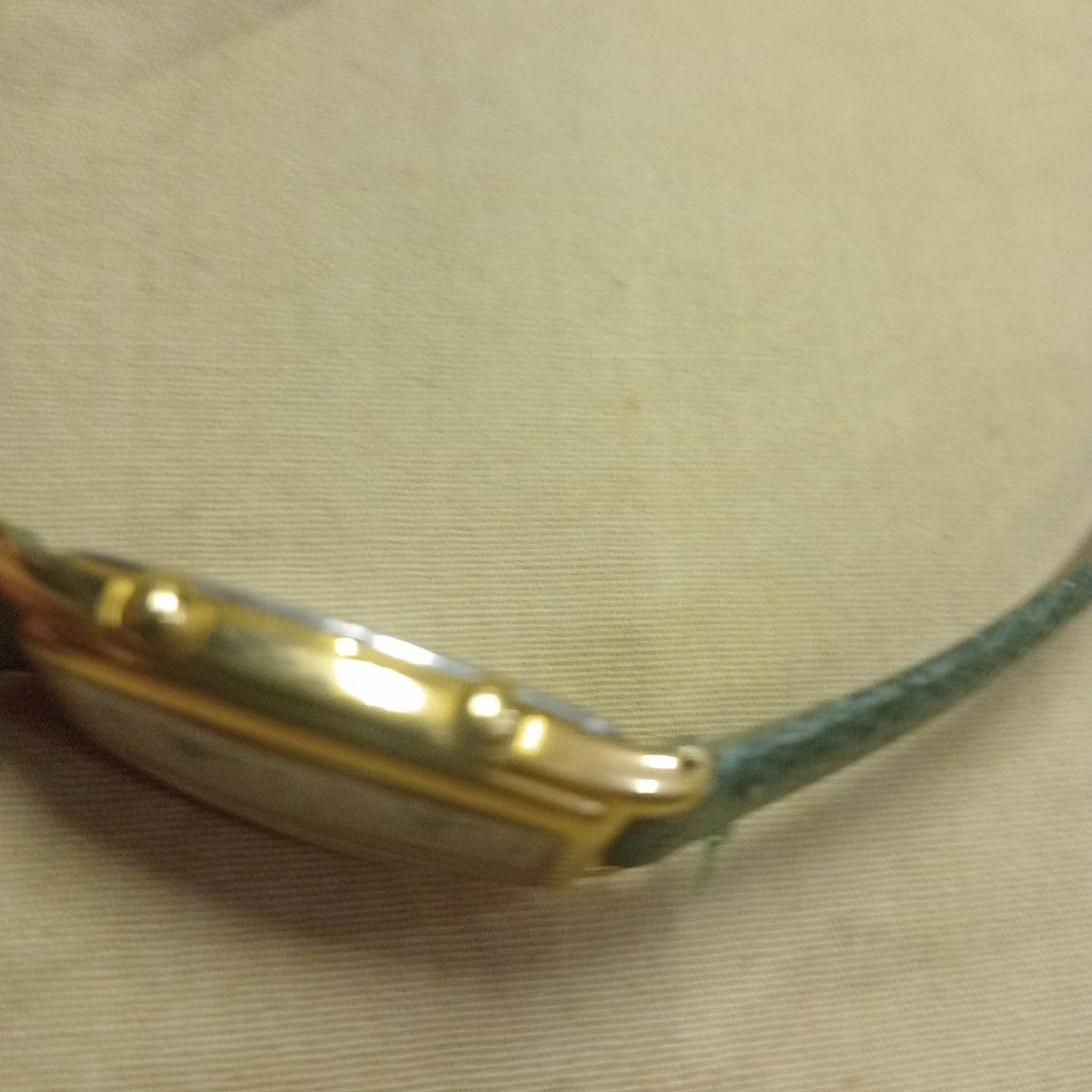 SEIKO NOIE デュアルタイム　グリーンレザー 腕時計　セイコー　ノイエ