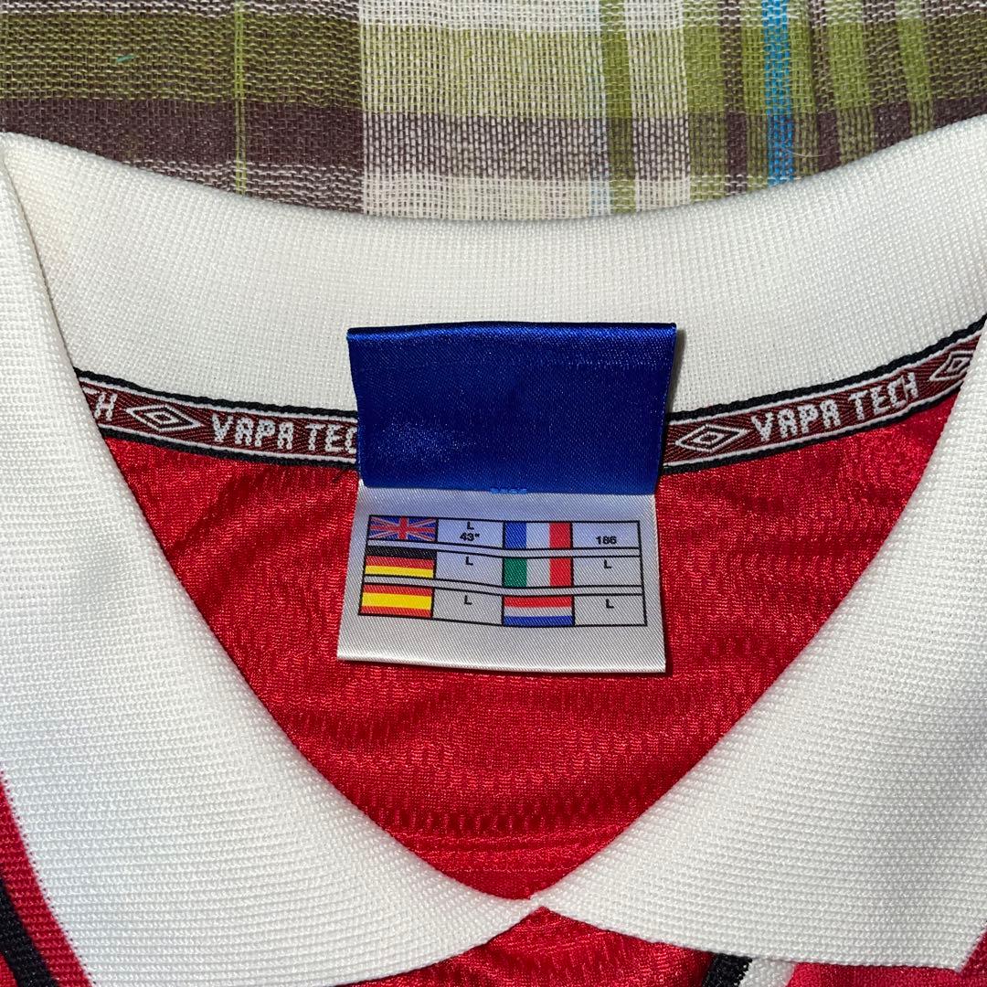 UMBRO マンチェスターユナイテッド　ベッカム　ユニホーム　Lサイズ