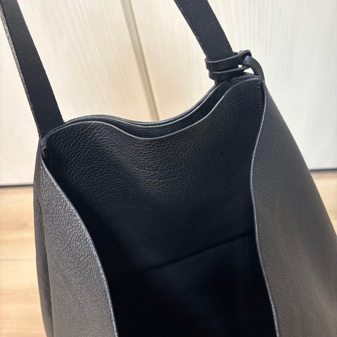 HYKEハイクCHACOLIレザーバッグブラックショルダーバッグトートバッグ