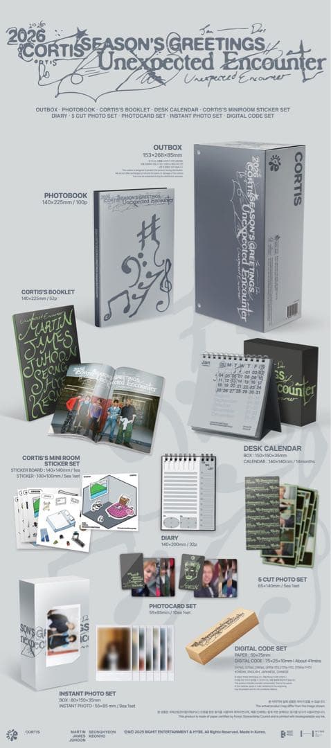 CORTIS 2026 シーグリ ウィバースグローバル 特典 未開封 コルティス