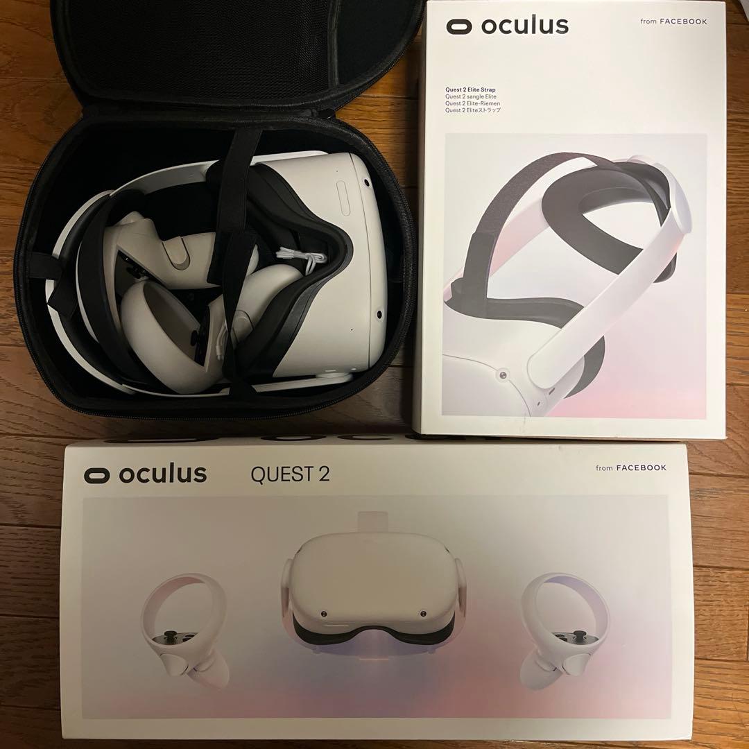 [もも]  QUEST 2 128GB ケース&正規バンド