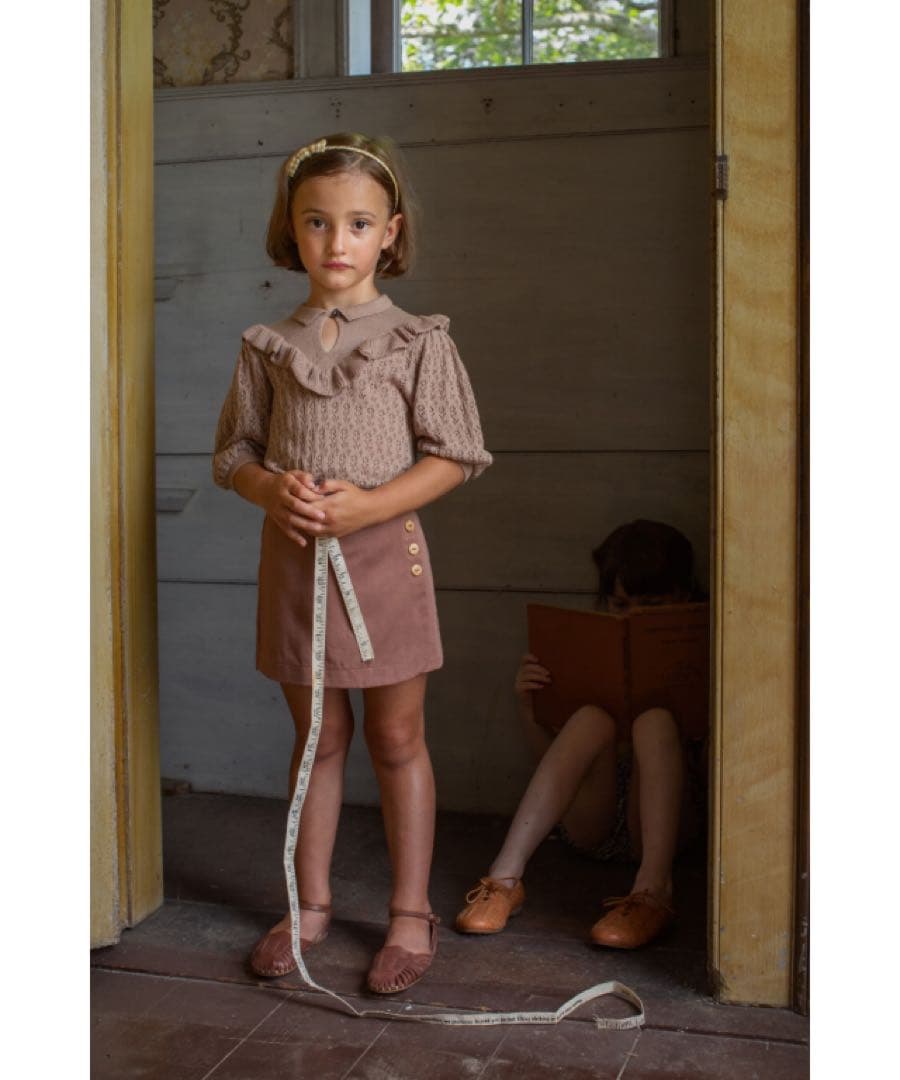 スカート SOOR PLOOM Olive skort henna 6y