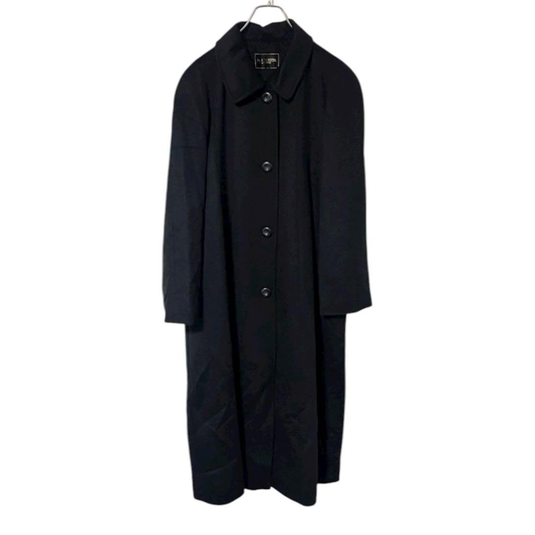 【極美品 St. ALMEIDA】カシミヤ100% ロングコート 黒 M