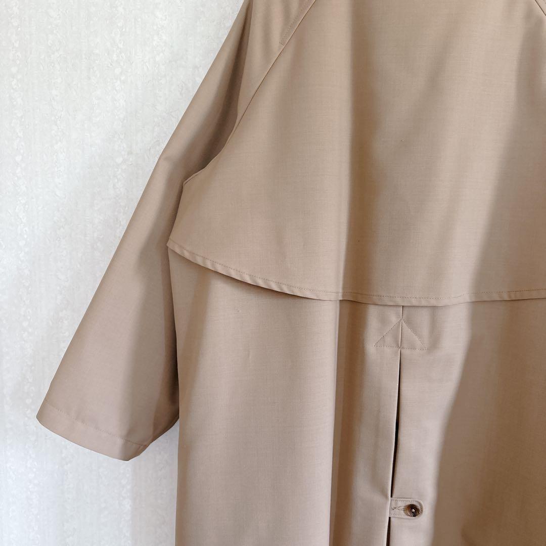 【極美品】グランマママドーター 中綿ライナー付き ギャバワイドトレンチコート