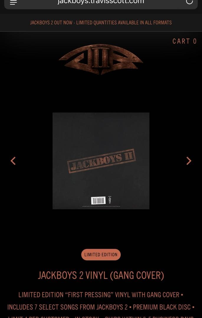 Jackboys 2 レコード (gang cover)