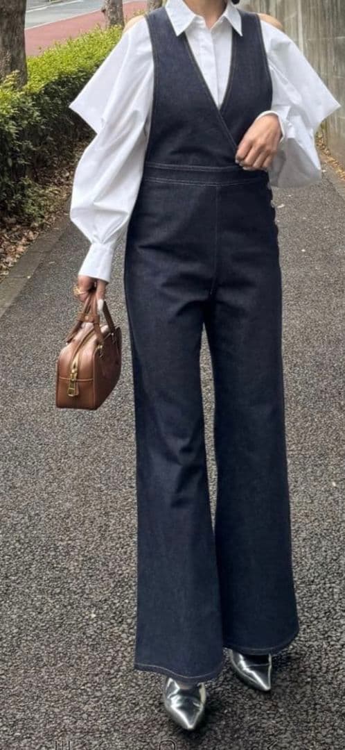 シーニュ　デニムサロペット