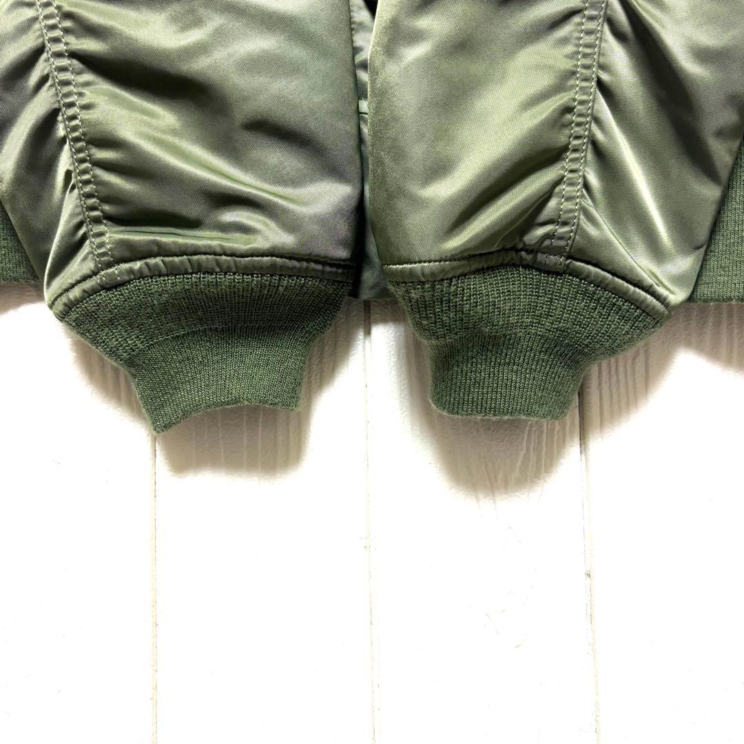 ALPHA MA-1 PRIMALOFT セージグリーン L ナノユニバース別注