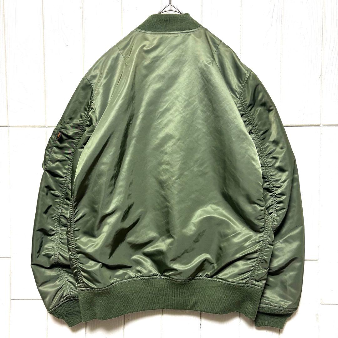 ALPHA MA-1 PRIMALOFT セージグリーン L ナノユニバース別注