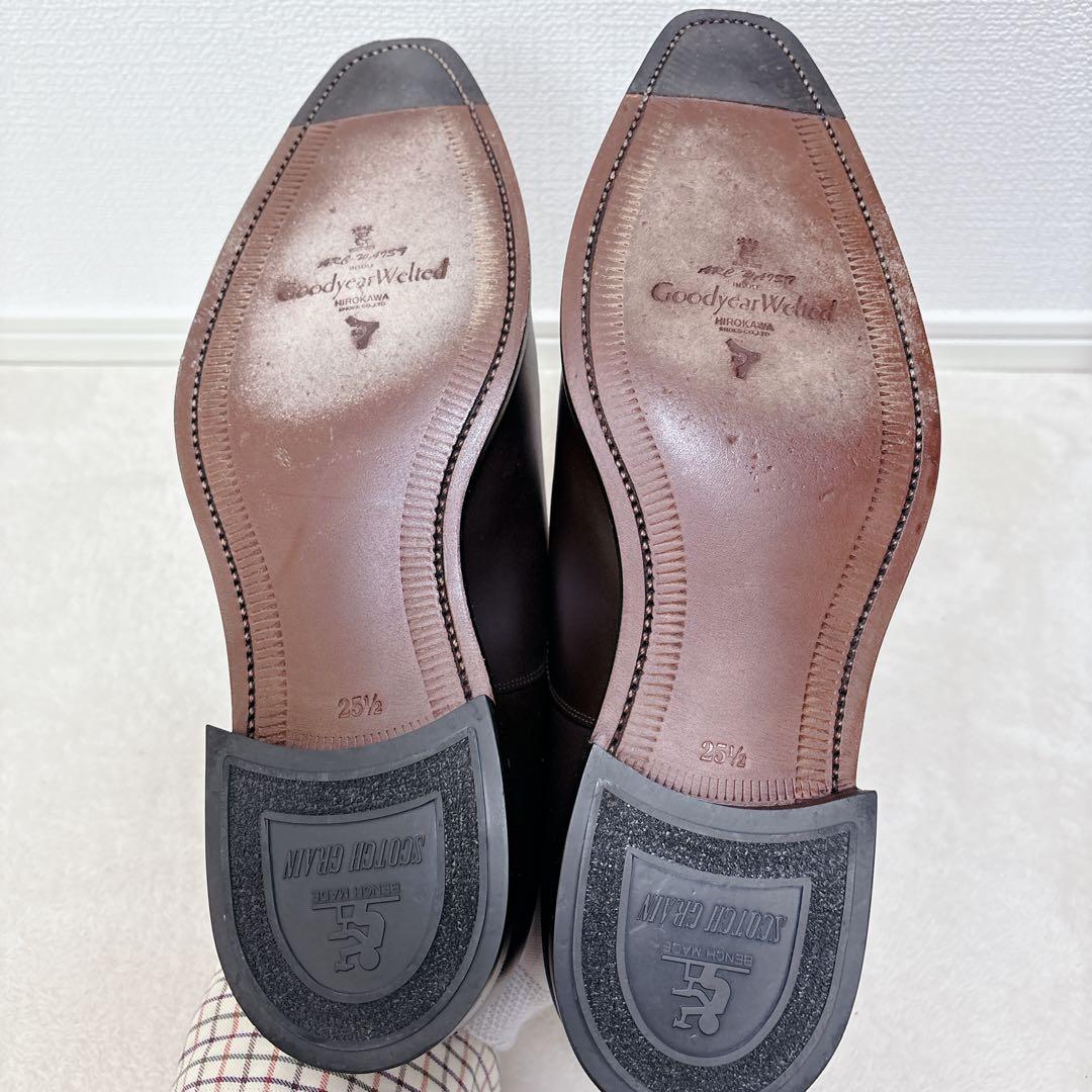 SCOTCH GRAIN ダークブラウン ドレスシューズ