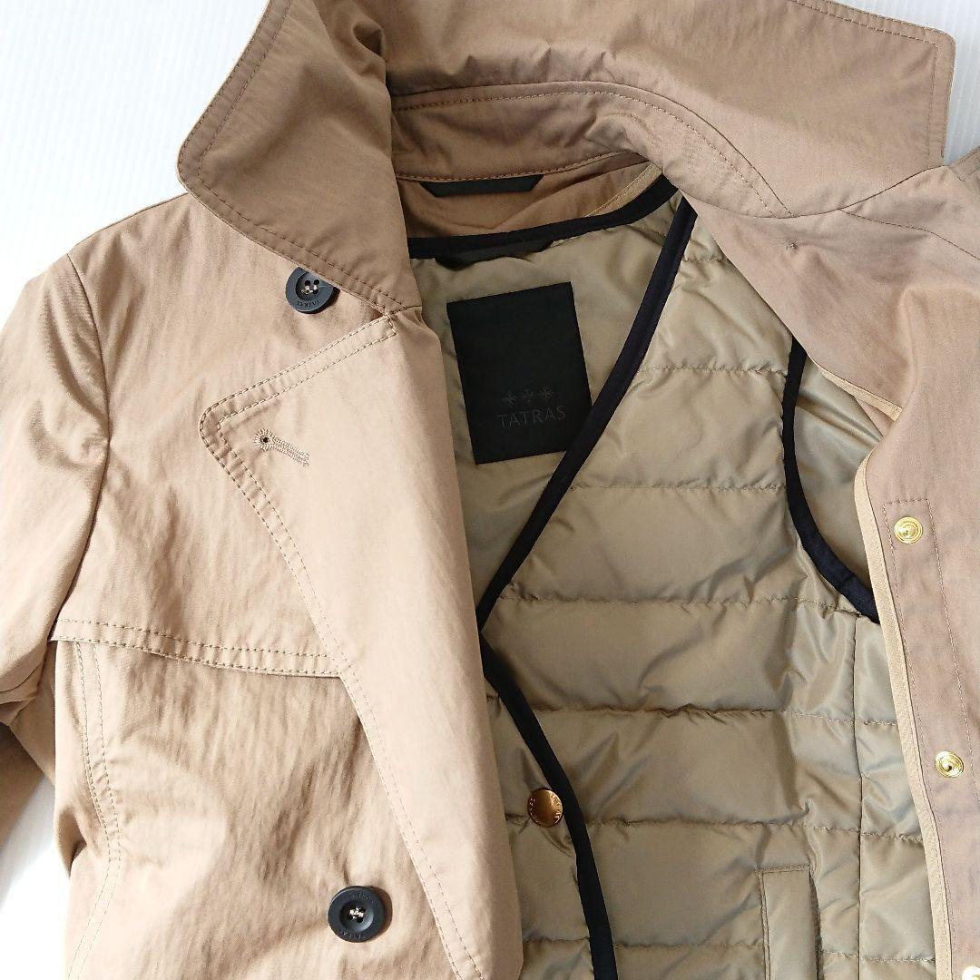 タトラス　ダウンベスト　付　トレンチコート ベージュ TATRAS